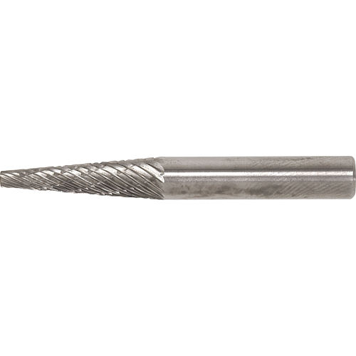 Solid Carbide Burr, SM-1, 1/4" Dia., 1/4" Shank, 1/2" Depth of Cut Dufferin Supply