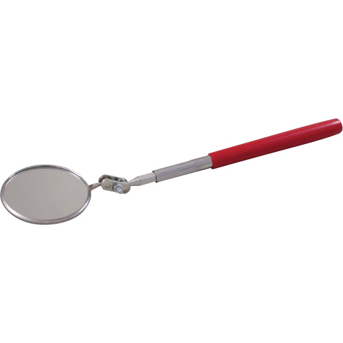 Inspection Mirror, Circular, 2-1/4" L x 2-1/4" W, Telescopic Dufferin Supply