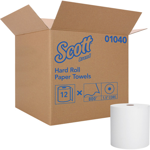 Scott&reg; Essential Hard Roll Towels, 1 Ply, Standard, 800' L Dufferin Supply