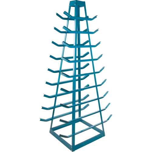 Bar Storage Racks - Horizontal Bar Racks, Horizontal, 9 Levels, 18" W x 40" D x 84" H, 1800 lbs. Cap. Dufferin Supply