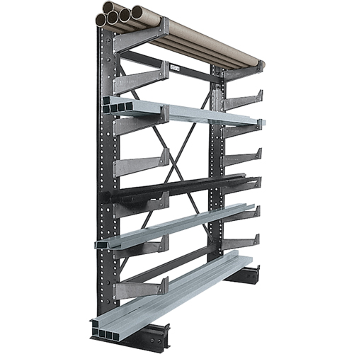 Single-sided Cantilever Brace Set - Starter, Single Sided, 14" Arm, 36" W x 84" H, 1000 lbs. Capacity Dufferin Supply