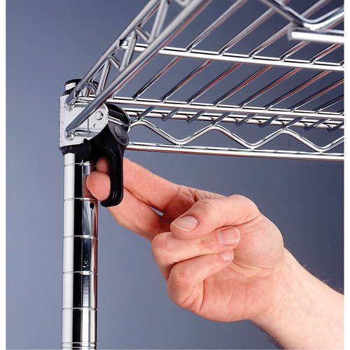 Super Adjustable Super Erecta Shelf&reg;, Add-On Kit, 5 Tiers, 36" W x 86-5/8" H x 24" D Dufferin Supply