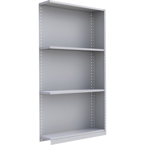 Interlok Shelving Unit, Steel, Boltless, 550 lbs. Capacity, 48" W x 88" H x 18" D Dufferin Supply