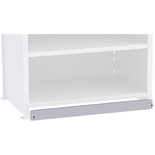 Plaque de base/façade pour rangement de bacs sur rayonnage enclenchable Interlok Dufferin Supply