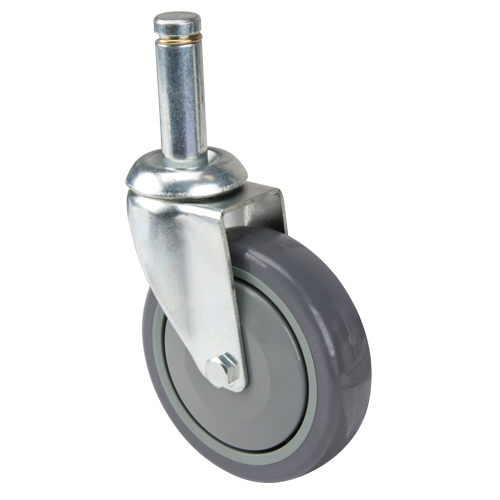 Roulette pour &eacute;tag&egrave;re en treillis chromat&eacute; Dufferin Supply