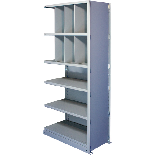 Interlok Shelving Unit, Steel, Boltless, 800 lbs. Capacity, 36" W x 88" H x 12" D Dufferin Supply