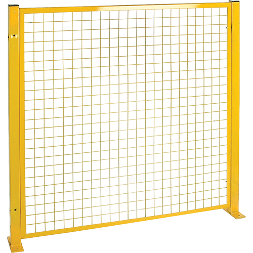 Protecteur de p&eacute;rim&egrave;tre de style treillis, 4' h x 4' la, Jaune Dufferin Supply