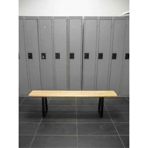 Banc pour vestiaire, Bois, 48" lo x 9-1/4" la x 16-1/2" h Dufferin Supply