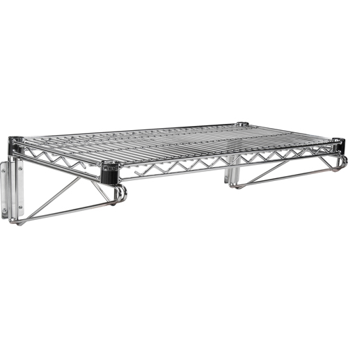 Ensemble d'&eacute;tag&egrave;re murale en treillis, Simple Support, 200 lb Capacit&eacute;, 14" p Dufferin Supply