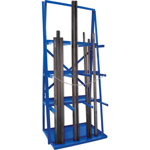 Bar Storage Rack, Vertical, 3 Levels, 36" W x 24" D x 84" H, 3000 lbs. Cap. Dufferin Supply
