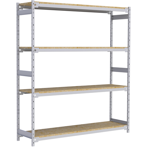 &eacute;tag&egrave;re-classeur de grande largeur, Acier, 4 Tablettes, 72" la x 18" p x 84" h Dufferin Supply