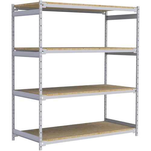 &eacute;tag&egrave;re-classeur de grande largeur, Acier, 4 Tablettes, 72" la x 32" p x 84" h Dufferin Supply