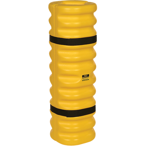 Column Protector, 4" x 6" Inside Opening, 13" L x 13" W x 42" H, Yellow Dufferin Supply