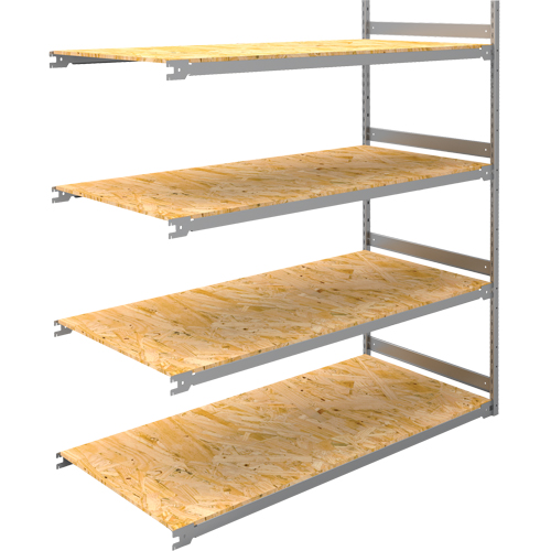 &eacute;tag&egrave;re-classeur de grande largeur, Acier, 4 Tablettes, 72" la x 32" p x 84" h, Ensemble Ajout Dufferin Supply