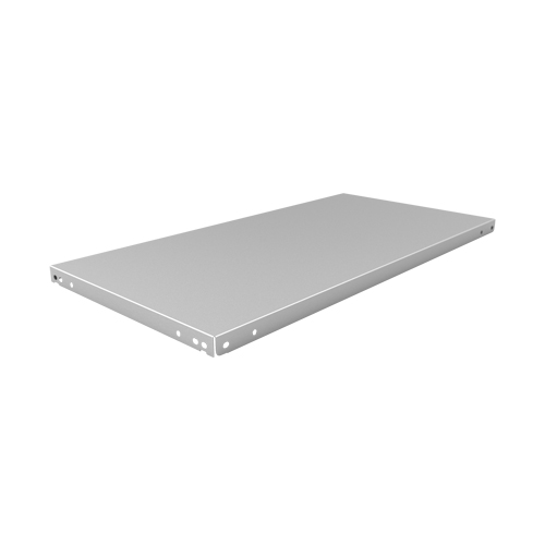 Tablette &agrave; corni&egrave;re perfor&eacute;e, Acier galvanis&eacute;, 48" la x 18" p Dufferin Supply