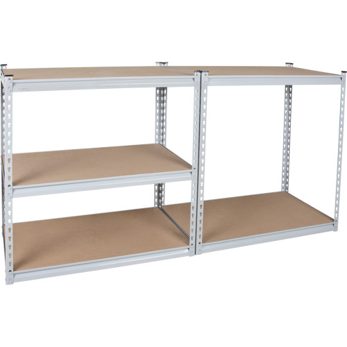 Rayonnage robuste, Acier, Sans boulons, Capacit&eacute; 1200 lb, 36" la x 72" h x 18" p Dufferin Supply