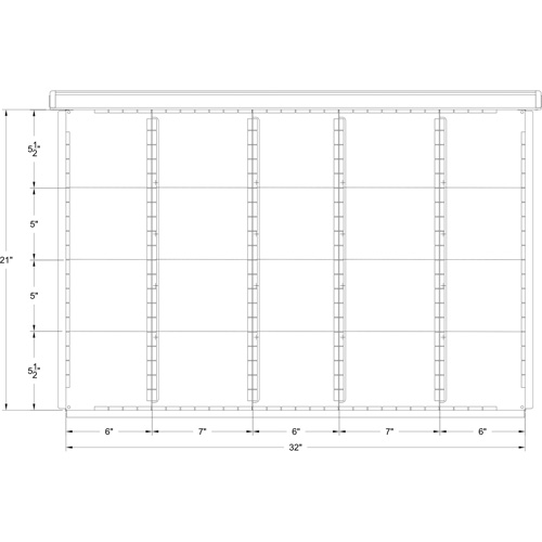 Cabinet d'entreposage &agrave; tiroirs int&eacute;gr&eacute; Interlok Dufferin Supply