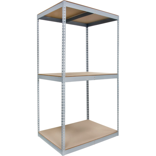 Heavy-Duty Shelving, Steel, Boltless, 1200 lbs. Capacity, 48" W x 84" H x 36" D Dufferin Supply
