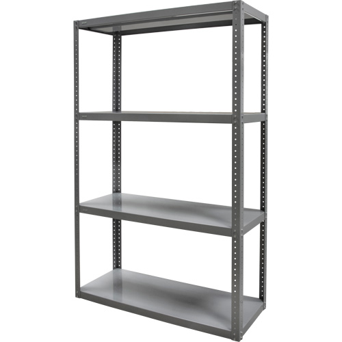 Heavy-Duty Shelving, Steel, Bolted, 3000 lbs. Capacity, 36" W x 72" H x 18" D Dufferin Supply