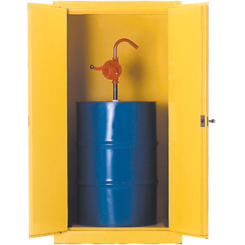 Drum Safety Cabinets, 55 US gal. Cap., Yellow Dufferin Supply
