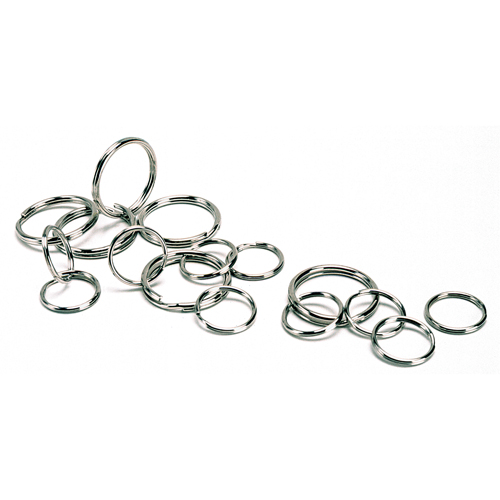 Split Key Rings, 1", Steel Dufferin Supply