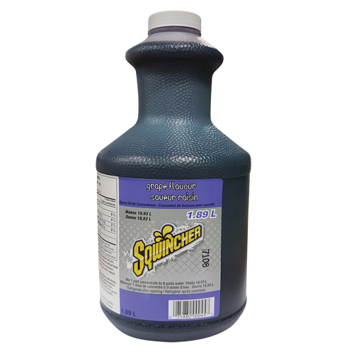 Sqwincher Boisson de r&eacute;hydratation, Concentr&eacute;, Raisin Dufferin Supply