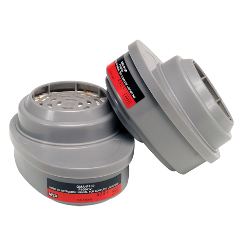 Advantage&reg; Respirator Cartridges, Gas/Vapour Cartridge, Organic Vapour/P100 Dufferin Supply