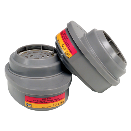 Advantage&reg; Respirator Cartridges, Gas/Vapour Cartridge, Organic Vapour/Acid Gas/P100 Dufferin Supply