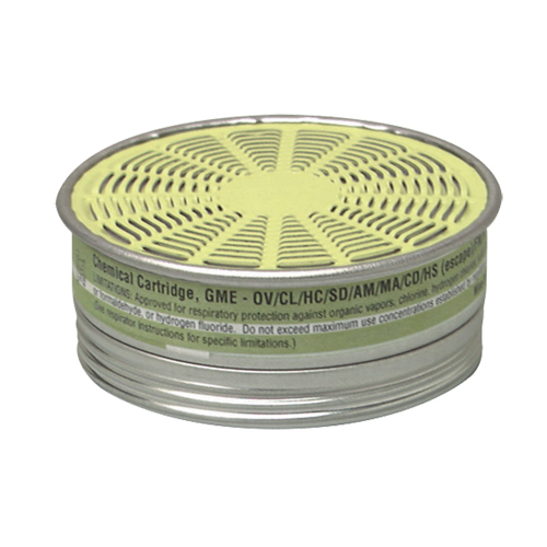 Cartouches pour respirateurs Comfo, Cartouche gaz/vapeur, Gaz multiples/Vapeur organique Dufferin Supply