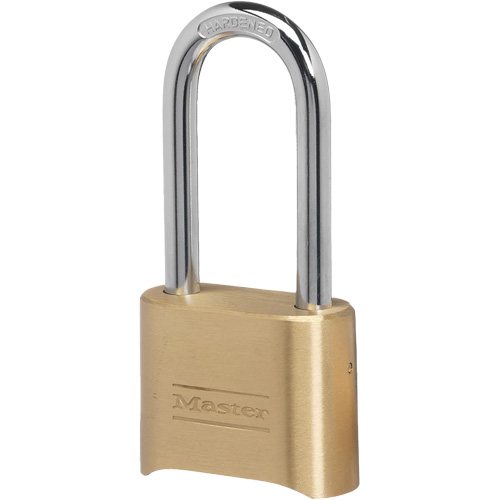 Cadenas &agrave; combinaison, Argent, Rev&ecirc;tement en laiton, Largeur de 2" Dufferin Supply