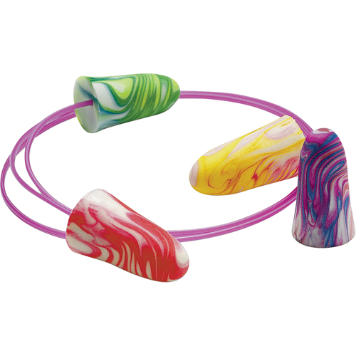 SparkPlugs&reg; Foam Earplugs, Bulk - Box, Corded Dufferin Supply