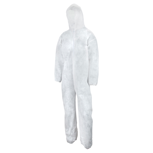 Combinaison de poids lourd, Moyen, Blanc, Polypropyl&egrave;ne Dufferin Supply