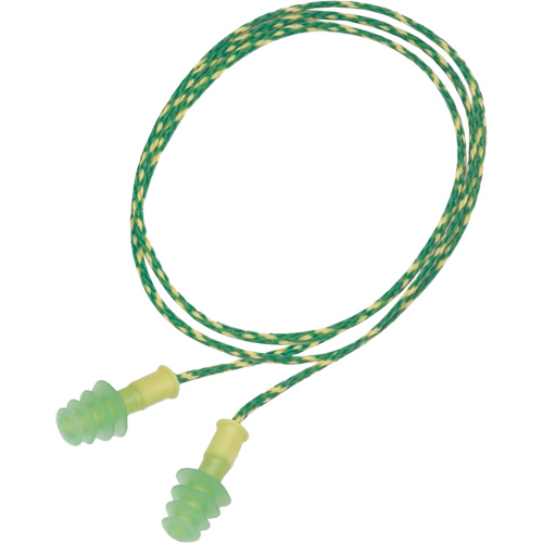 Bouchons d'oreilles Fusion de Howard Leight, Vrac - Boîte, Petit, Avec cordon Dufferin Supply