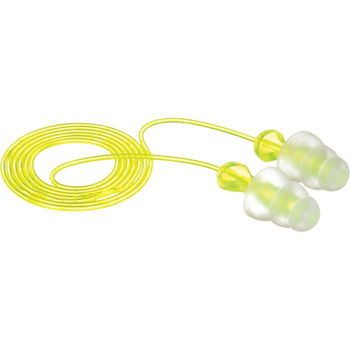 Bouchons d'oreilles r&eacute;utilisables &agrave; trois brides E-A-R, Avec cordon, Vrac - Sac en poly, 26 dB NRR, Taille unique Dufferin Supply
