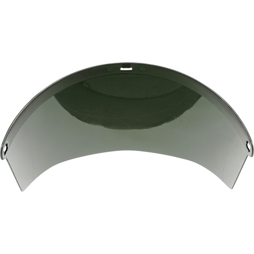 Molded Faceshield Window, Polycarbonate, Green Tint Dufferin Supply