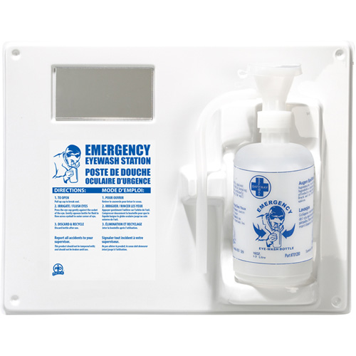 Eyewash Station - Single Station With Empty Bottle Dufferin Supply