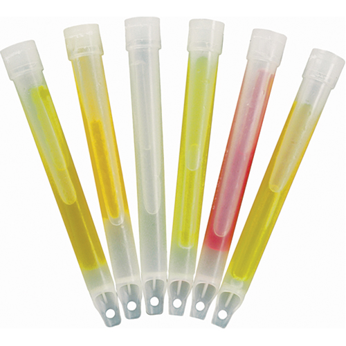 B&acirc;tons de s&eacute;curit&eacute; luminescents Cyalume 6", Rouge, Dur&eacute;e 30 min Dufferin Supply