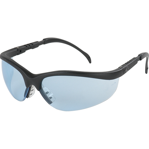 Lunettes de s&eacute;curit&eacute; Klondike, Lentille Bleu p&acirc;le, Anti-&eacute;gratignures, R&eacute;pond ou surpasse la norme CSA Z94.3 Dufferin Supply