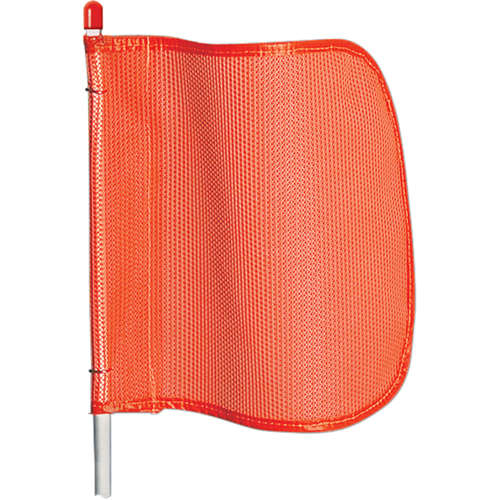 General Purpose Warning Whips, Threaded Mount, 5' High, Orange Dufferin Supply