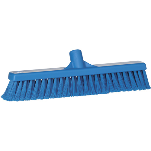 Food Hygiene Broom, 15.7"x2", Polypropylene, Blue Dufferin Supply