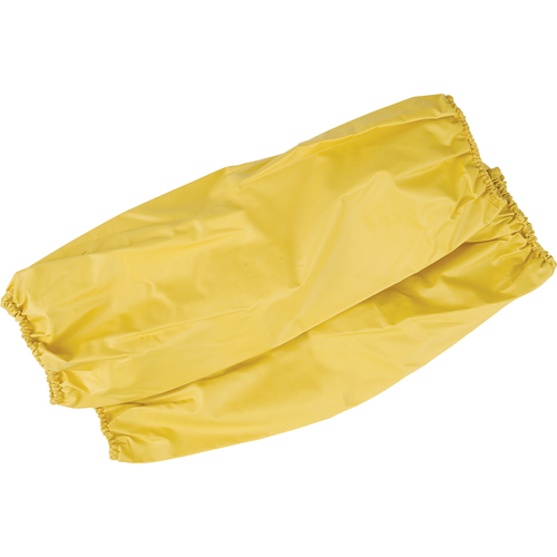 Flame Resistant Sleeves, 18" long, Polyester/PVC, Yellow Dufferin Supply