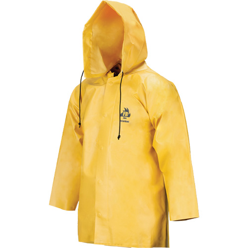 Manteau imperm&eacute;able Neo-slick r&eacute;sistant aux produits chimiques & &agrave; l'acide, 5T-Grand, Jaune, N&eacute;opr&egrave;ne Dufferin Supply