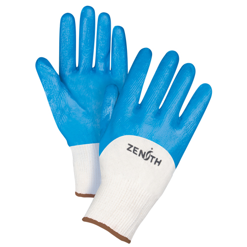 Gants enduits et tricot&eacute;s sans coutures de poids moyen, 9/Grand, R&ecirc;vetement Nitrile, Calibre 13, Enveloppe en Coton Dufferin Supply