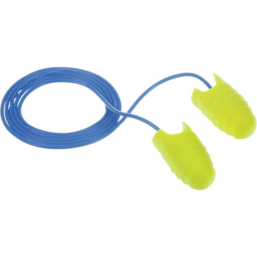 Bouchons d'oreilles avec anneaux de retenue E-A-Rsoft, Vrac - Sac en poly, Grand, Avec cordon Dufferin Supply