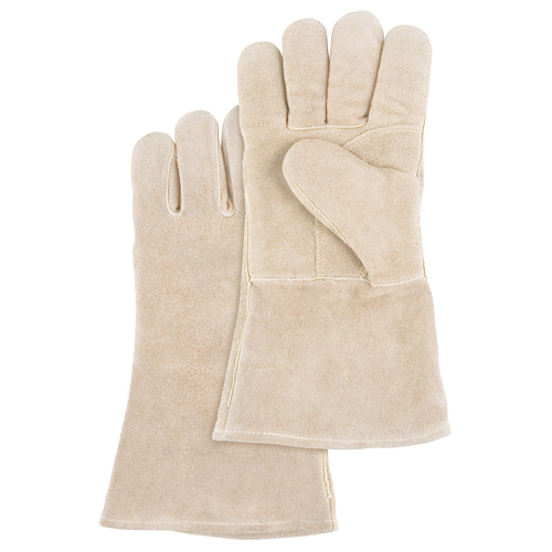 Gants de soudeur de premi&egrave;re qualit&eacute;, Cuir de vache refendu, Taille Grand Dufferin Supply