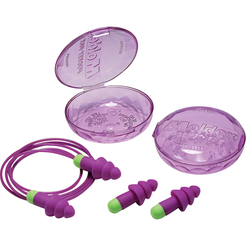 Rockets&reg; Reusable Earplugs, Uncorded, Bulk - Plastic Case, 27 dB NRR, One-Size Dufferin Supply