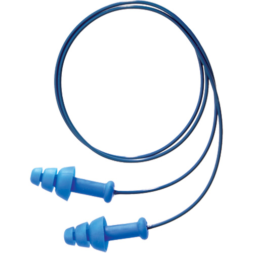 Howard Leight SmartFit&reg; Metal Detectable Reusable Earplugs, Corded, One-Size, Bulk - Box, 25 NRR dB Dufferin Supply