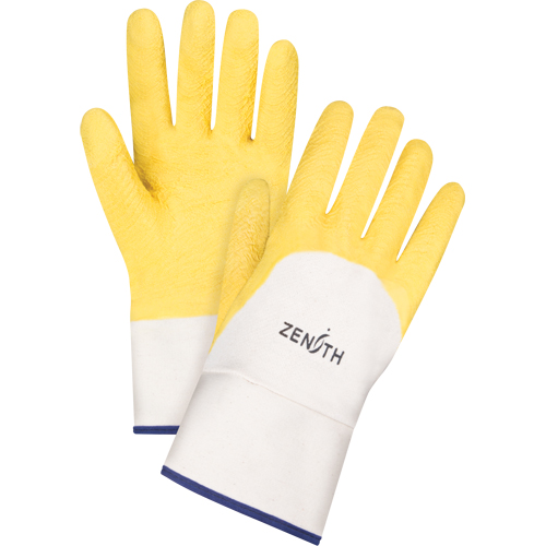 Gants enduits au fini rugueux, 10/T-Grand, R&ecirc;vetement Latex de caoutchouc, Enveloppe en Coton Dufferin Supply