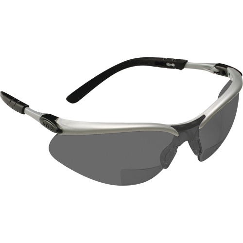 Lunettes de s&eacute;curit&eacute; BX avec verres de lecture, Antibu&eacute;e, Grise/fum&eacute;e, Dioptrie 2,5 Dufferin Supply