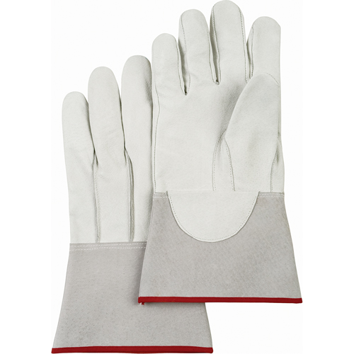 Gants de soudage TIG, Cuir fleur de porc, Taille Grand Dufferin Supply